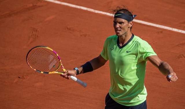 纳达尔第14次闯入法网四强 一惊人纪录却被中断