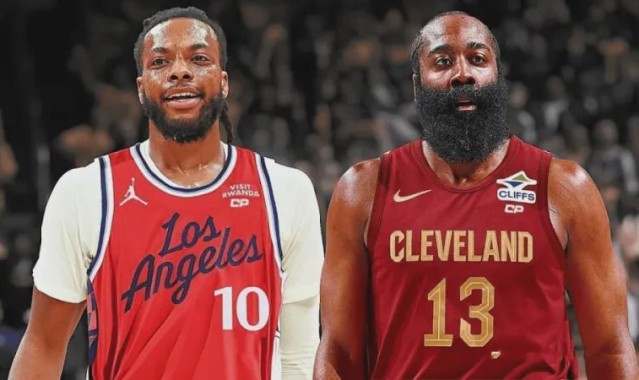 九游娱乐-哈登对加兰控卫数据大比拼，36岁老将竟比26岁青年还强？